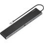 Aisens USB-C Dock 13 en 1 Gris ASUC-13P042-GR, 2xHDMI, 1xDisplayPort, RJ45, USB-A, USB-C, SD/Micro SD, Audio, Kensington
